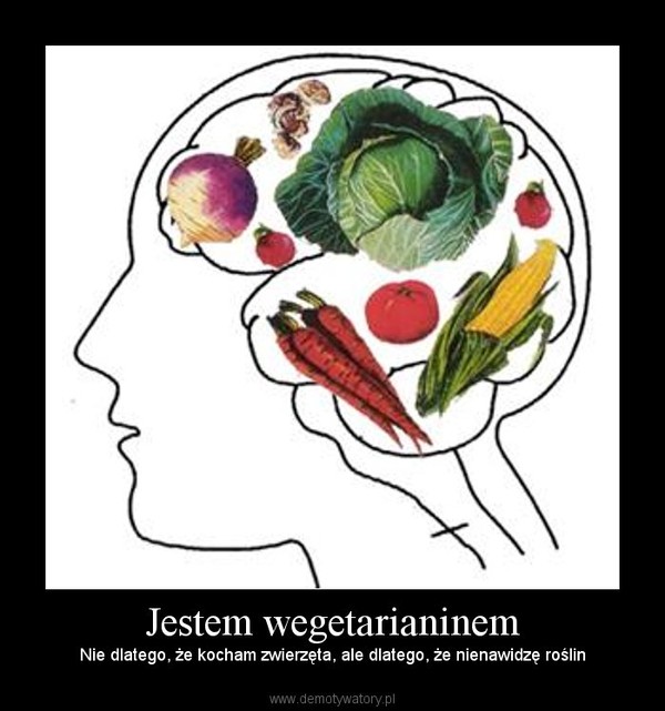 Jestem wegetarianinem – Nie dlatego, że kocham zwierzęta, ale dlatego, że nienawidzę roślin 