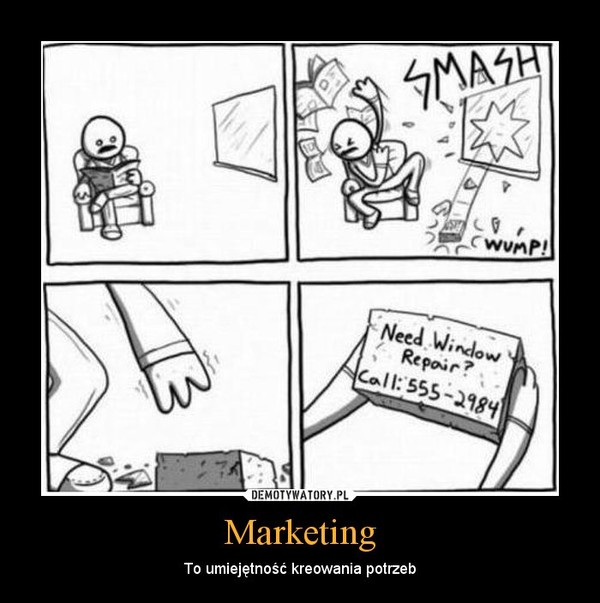 Marketing – To umiejętność kreowania potrzeb 