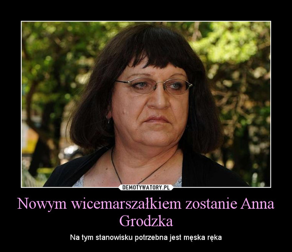 Nowym wicemarszałkiem zostanie Anna Grodzka – Na tym stanowisku potrzebna jest męska ręka 