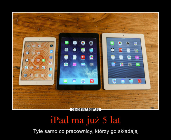 iPad ma już 5 lat