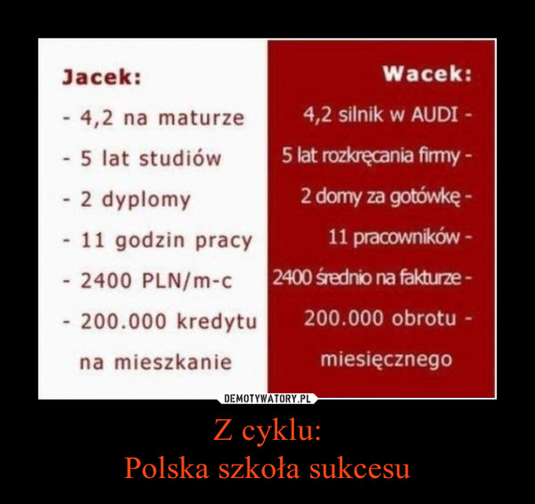 Z cyklu:
Polska szkoła sukcesu