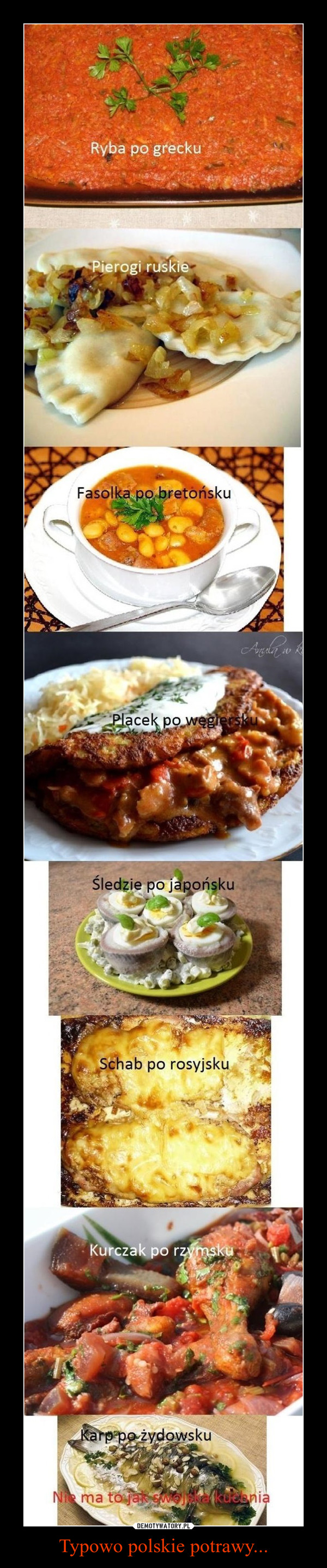 Typowo polskie potrawy... –  
