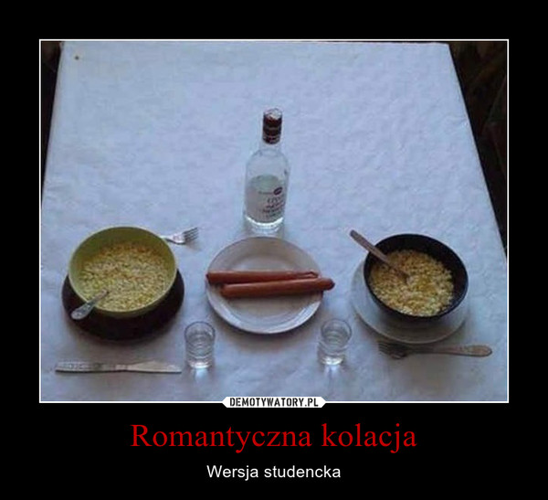 Romantyczna kolacja