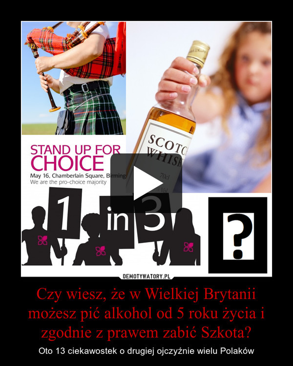 Czy wiesz, że w Wielkiej Brytanii możesz pić alkohol od 5 roku życia i zgodnie z prawem zabić Szkota? – Oto 13 ciekawostek o drugiej ojczyźnie wielu Polaków 