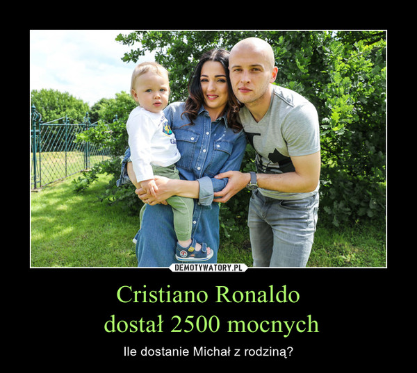 Cristiano Ronaldo dostał 2500 mocnych – Ile dostanie Michał z rodziną? 