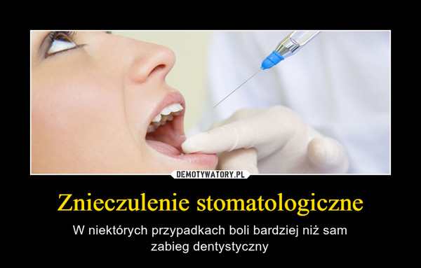 Znieczulenie stomatologiczne