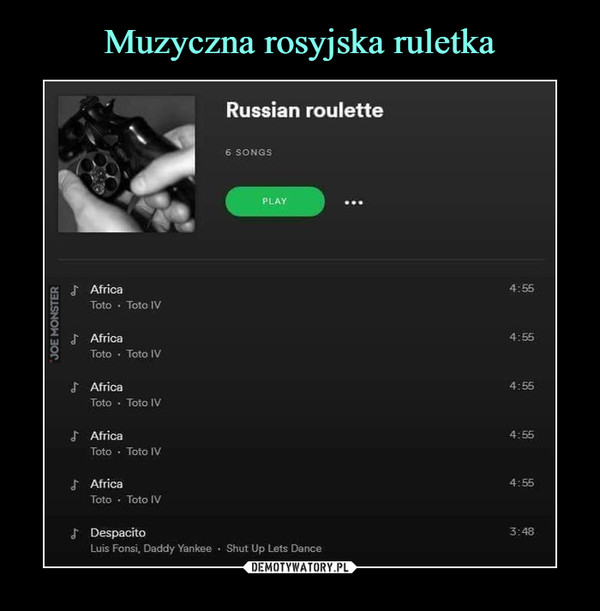 Muzyczna rosyjska ruletka
