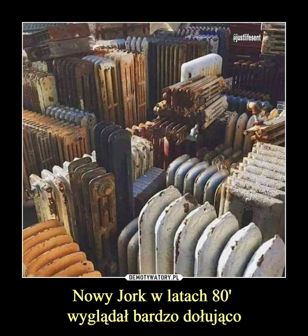 Nowy Jork w latach 80' wyglądał bardzo dołująco –  