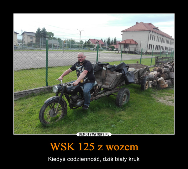 WSK 125 z wozem
