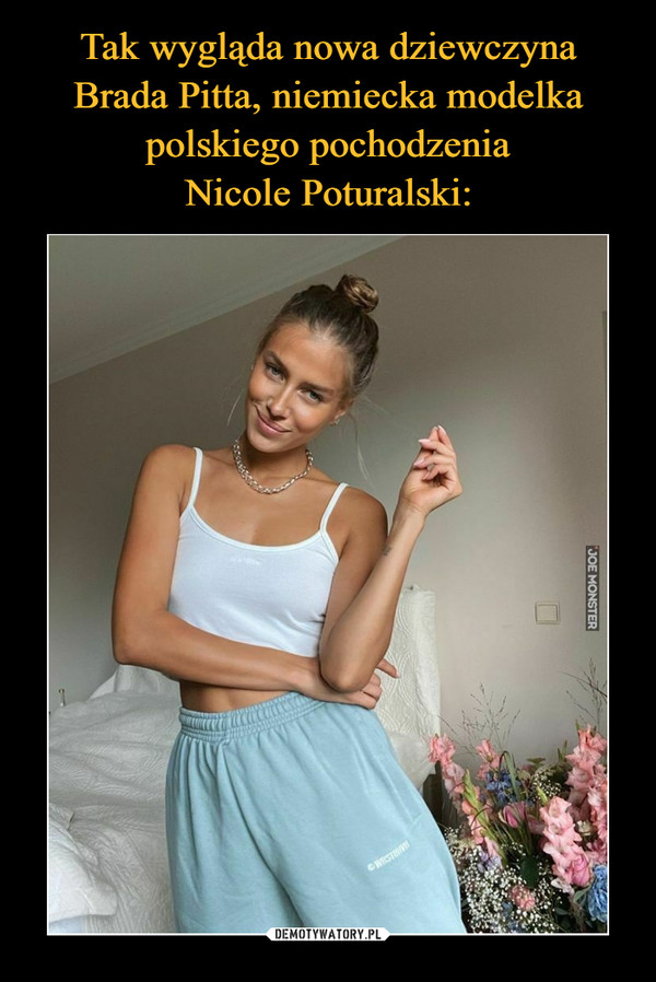 Tak wygląda nowa dziewczyna Brada Pitta, niemiecka modelka polskiego pochodzenia
Nicole Poturalski: