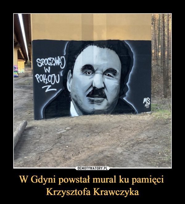 W Gdyni powstał mural ku pamięci 
Krzysztofa Krawczyka