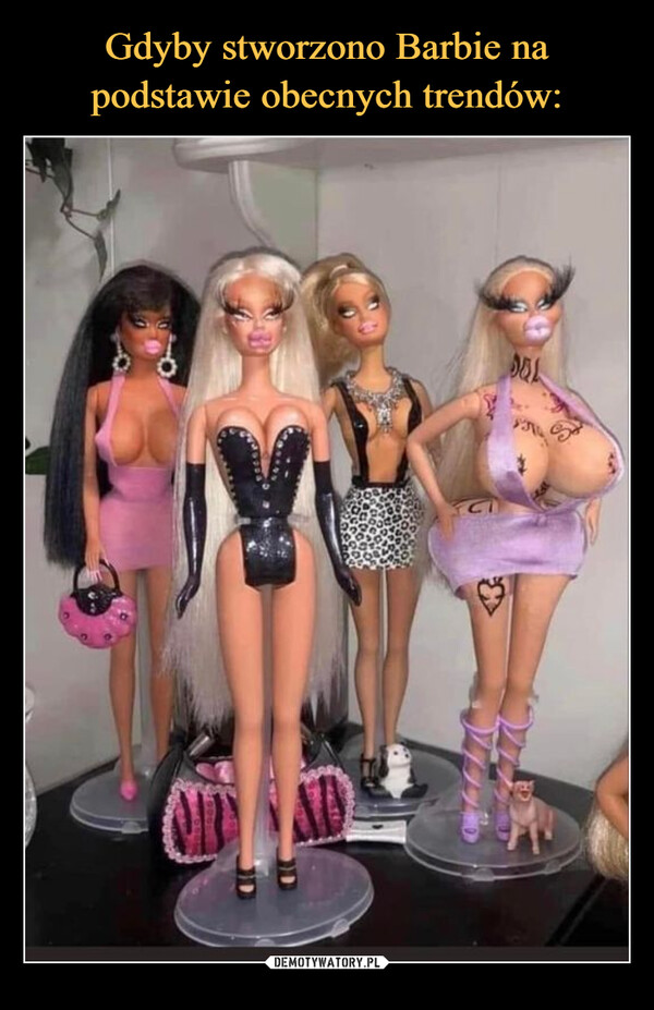 Gdyby stworzono Barbie na podstawie obecnych trendów: