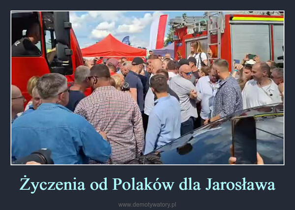Życzenia od Polaków dla Jarosława –  