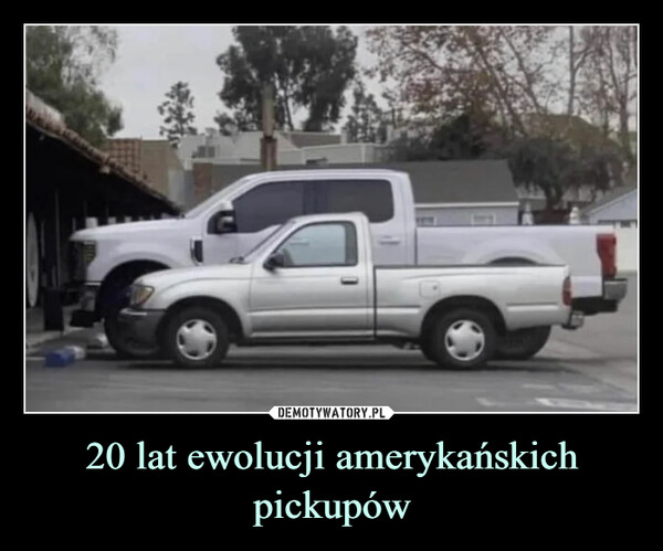 20 lat ewolucji amerykańskich pickupów –  