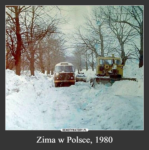 Zima w Polsce, 1980 –  
