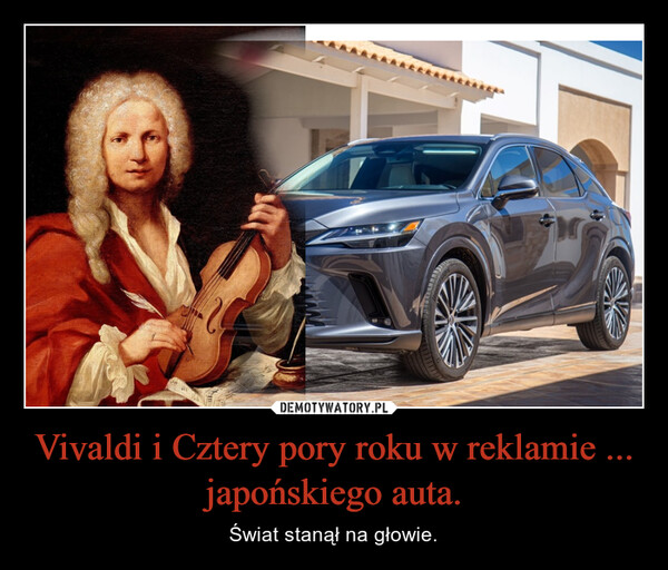 Vivaldi i Cztery pory roku w reklamie ... japońskiego auta.